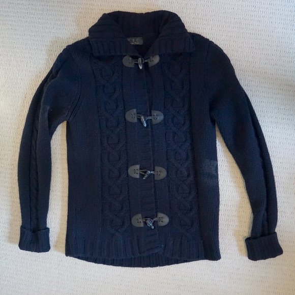 FTC 100% Cashmere Cableknit Cardigan Swiss Design - Picture 5 of 7